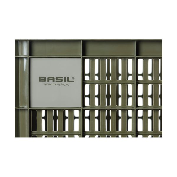 Load image into Gallery viewer, Basil fietskrat L - groot - 40 liter - groen
