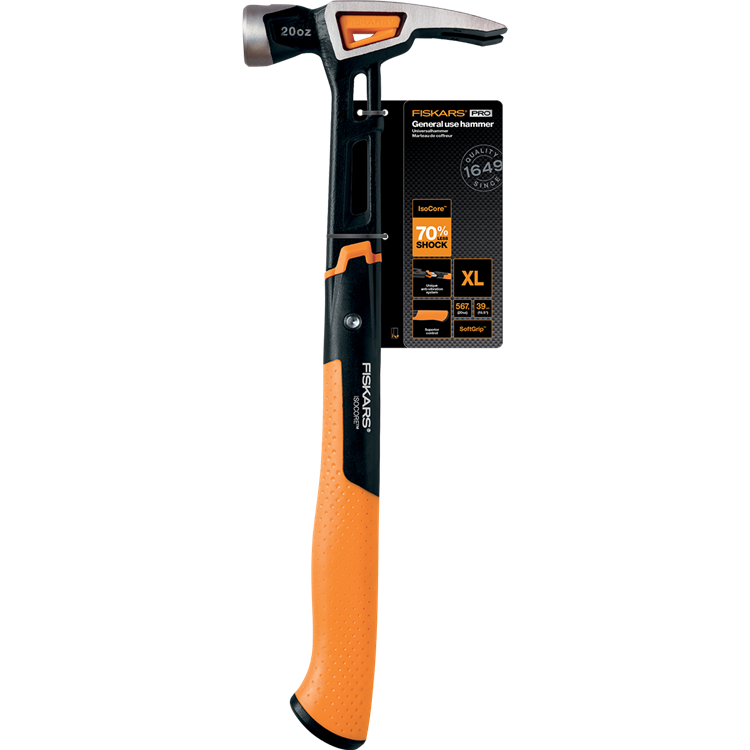 Afbeelding laden in galerijviewer, Fiskars bekistingshamer - isocore xl - 39,2cm
