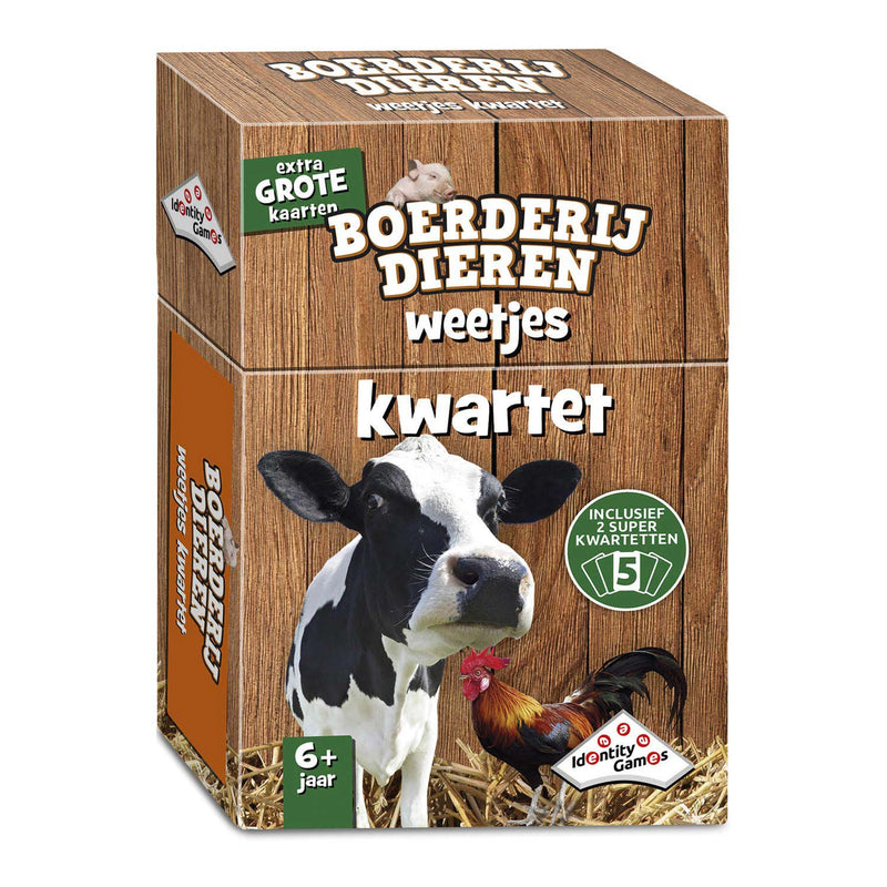 Load image into Gallery viewer, Identity games boerderijdieren weetjes kwartet