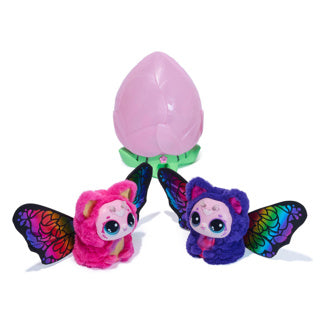 Afbeelding laden in galerijviewer, Hatchimals bloomables - kittyfly - interactief speelgoed en bloem met herhaalbare onthulling en transformatie, meer dan 100 geluiden en reacties (stijlen variëren)