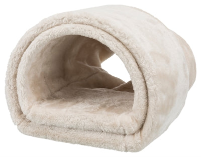 Afbeelding laden in galerijviewer, Trixie speeltunnel konijn cavia pluche beige