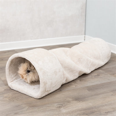 Afbeelding laden in galerijviewer, Trixie speeltunnel konijn cavia pluche beige