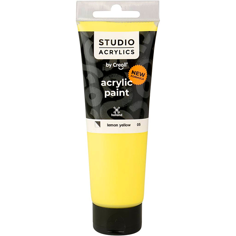 ギャラリービューアに画像をロードする, Https: www.cchobby.nl creall-studio-acrylverf-semi-dekkend-lemon-yellow-05-120-ml-1-fles