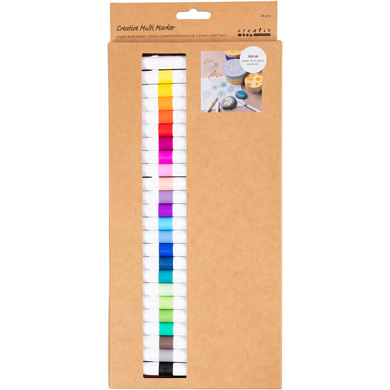Load image into Gallery viewer, Creativ company creatieve multi stift 4mm diverse kleuren - 24st.
