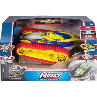 Afbeelding laden in galerijviewer, Nikko rc auto velocitrax rally red - bestuurbare off-road rupsbandvoertuig met 360° spins - 14 km u – vanaf 8 jaar