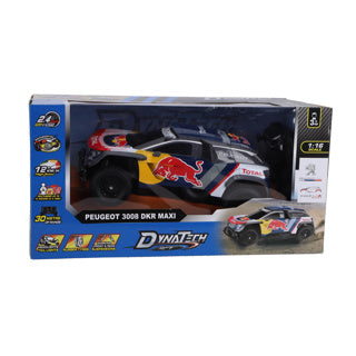 Afbeelding laden in galerijviewer, Dynatech rc peugeot 3008 dkr maxi 1:16 + licht