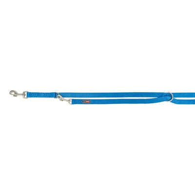 Load image into Gallery viewer, Trixie hondenriem premium dubbelgestikt verstelbaar royal blauw