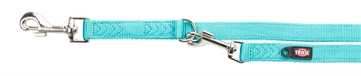 Load image into Gallery viewer, Trixie Hondenriem premium dubbelgestikt verstelbaar oceaan blauw