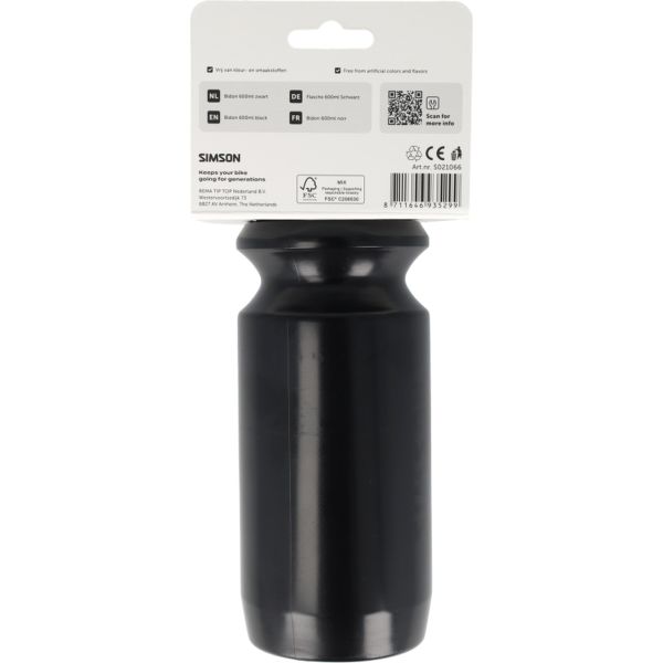 Laden Sie das Bild in Galerie -Viewer, Simson bidon 600ml zwart