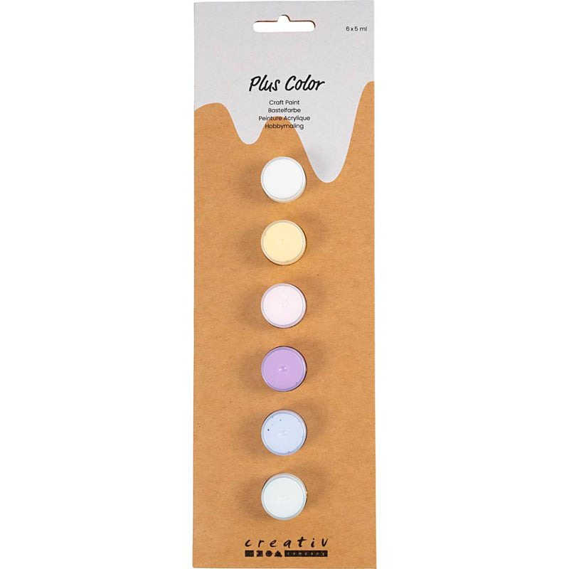 Load image into Gallery viewer, Creativ company plus color acrylverf pastelkleuren - 6x5ml.