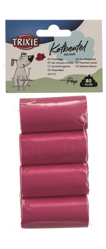 Load image into Gallery viewer, Trixie hondenpoepzakjes rozengeur roze