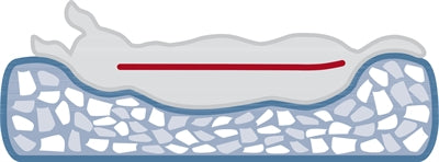 Load image into Gallery viewer, Trixie Hondenmand huis noah vitaal schuimrubber lichtgrijs