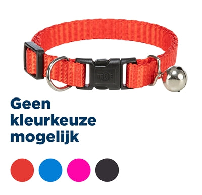 Load image into Gallery viewer, Trixie halsband kat nylon assorti