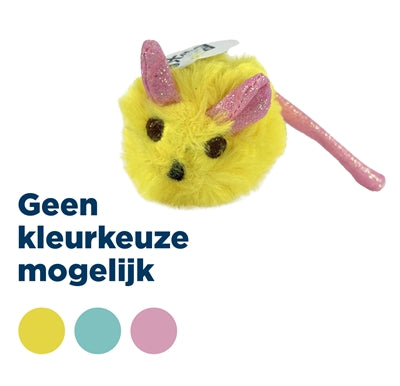 Load image into Gallery viewer, Fofos pluche muis met glitterstaart