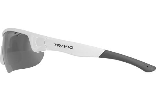 Afbeelding laden in galerijviewer, Trivio - fietsbril vento nova wit lens zwart mirror