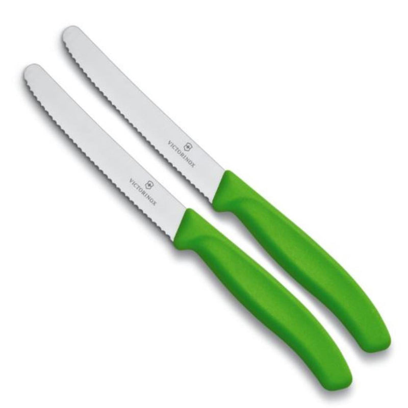 Laden Sie das Bild in Galerie -Viewer, Victorinox tomatenmes kartel 2st groen