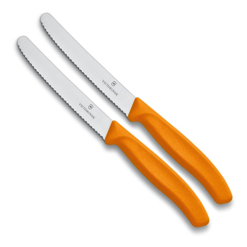 Laden Sie das Bild in Galerie -Viewer, Victorinox tomatenmes kartel 2st oranje