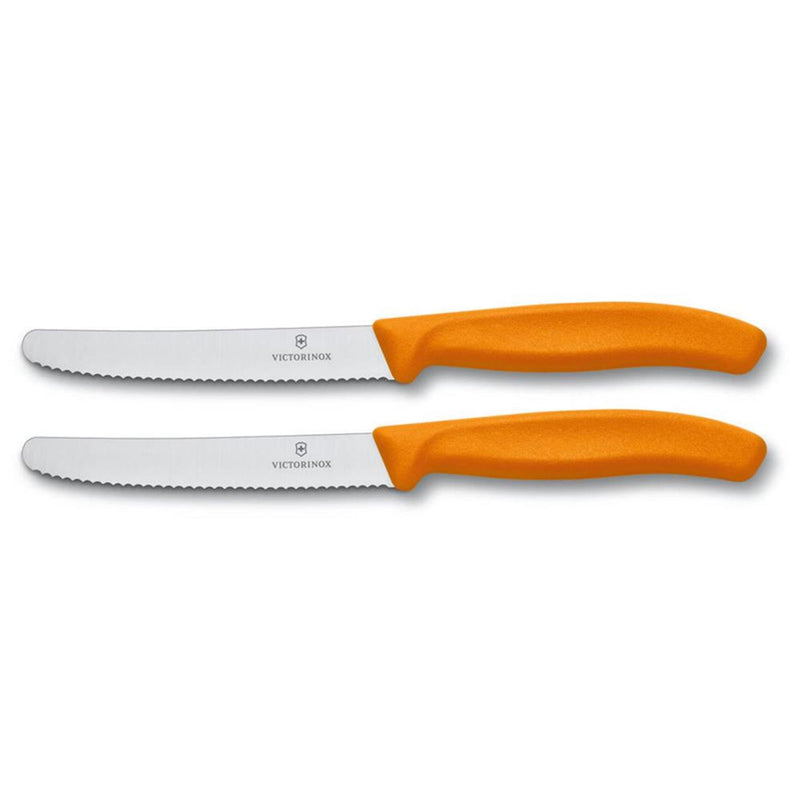 Laden Sie das Bild in Galerie -Viewer, Victorinox tomatenmes kartel 2st oranje