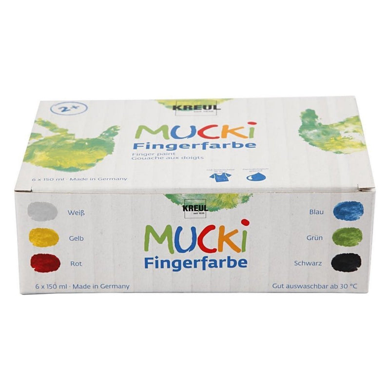 Afbeelding laden in galerijviewer, Overige merken kreul mucki vingerverf 6x150 ml