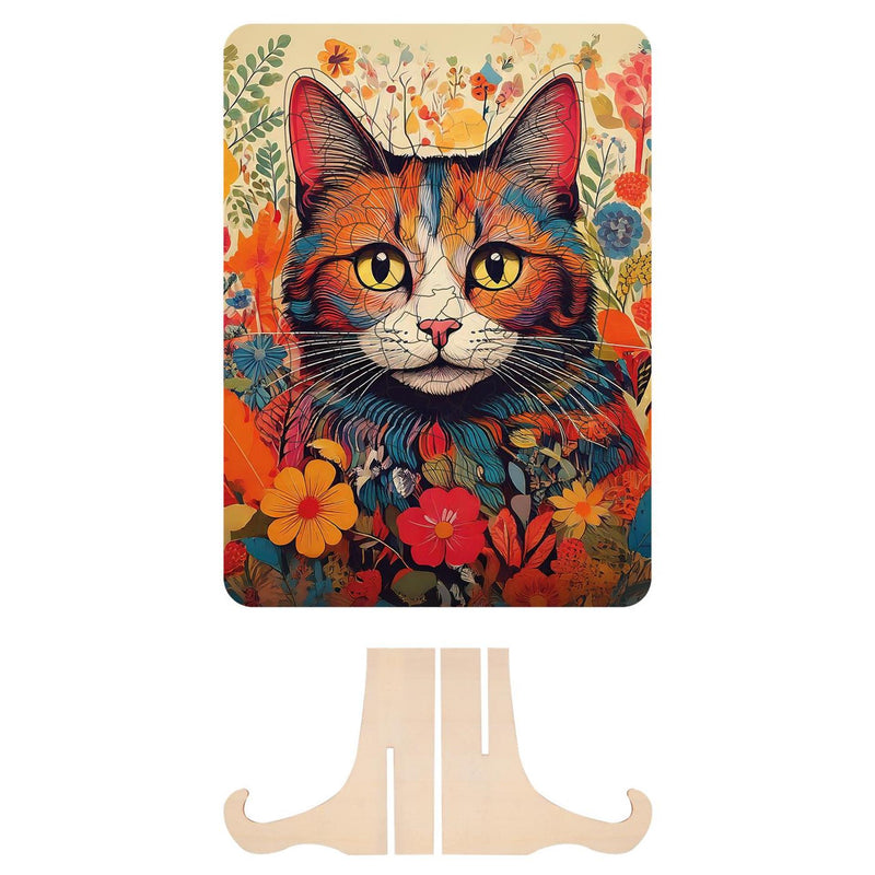 Load image into Gallery viewer, Moxy houten puzzel cat unieke vormen