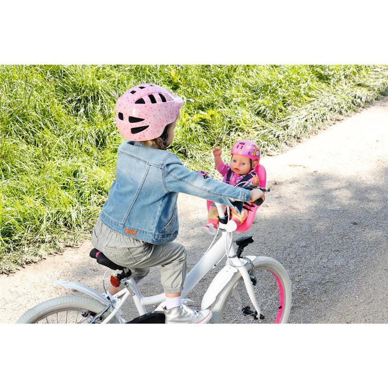 Load image into Gallery viewer, Baby born fietsstoeltje roze