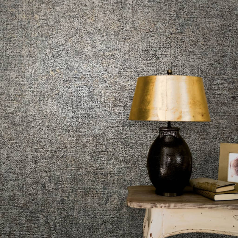 Load image into Gallery viewer, Noordwand behang vintage deluxe stucco look grijs