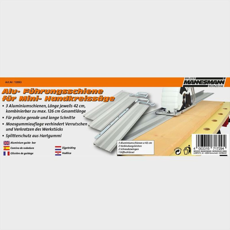 Load image into Gallery viewer, Brüder mannesmann zaaggeleiders voor cirkelzaag 3 st