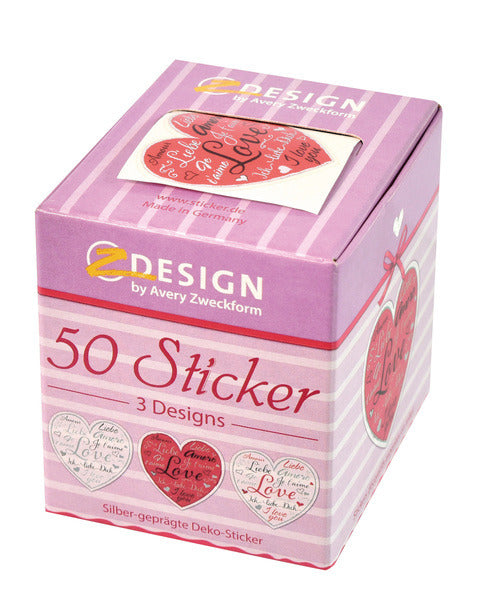 Load image into Gallery viewer, Avery av-56813 decosticker box harten 3 designs