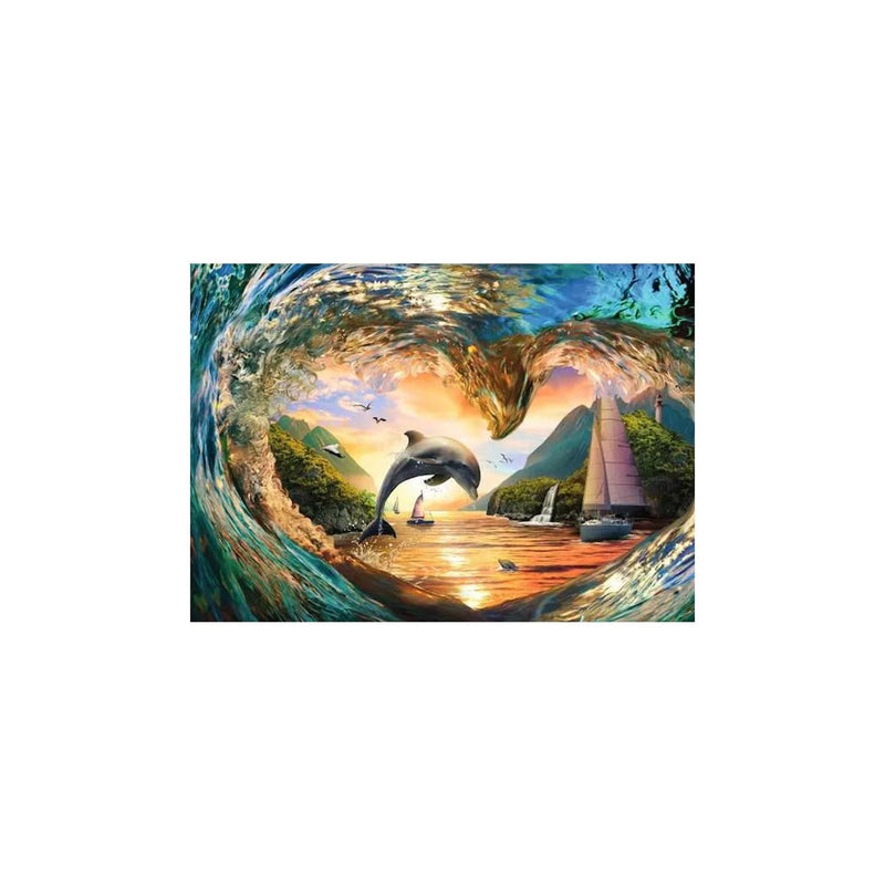 Load image into Gallery viewer, Ravensburger puzzel sunset splash 1000st