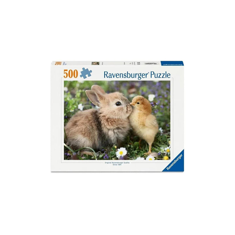Load image into Gallery viewer, Ravensburger puzzel rabbit chick 500st