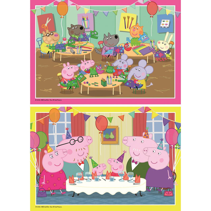 ギャラリービューアに画像をロードする, Ravensburger legpuzzel peppa pig, 2x12 st.