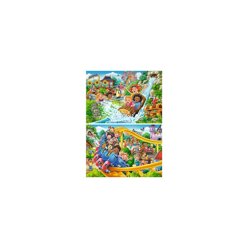ギャラリービューアに画像をロードする, Ravensburger – pretpark – kinderpuzzel – 2 x 24 stukjes