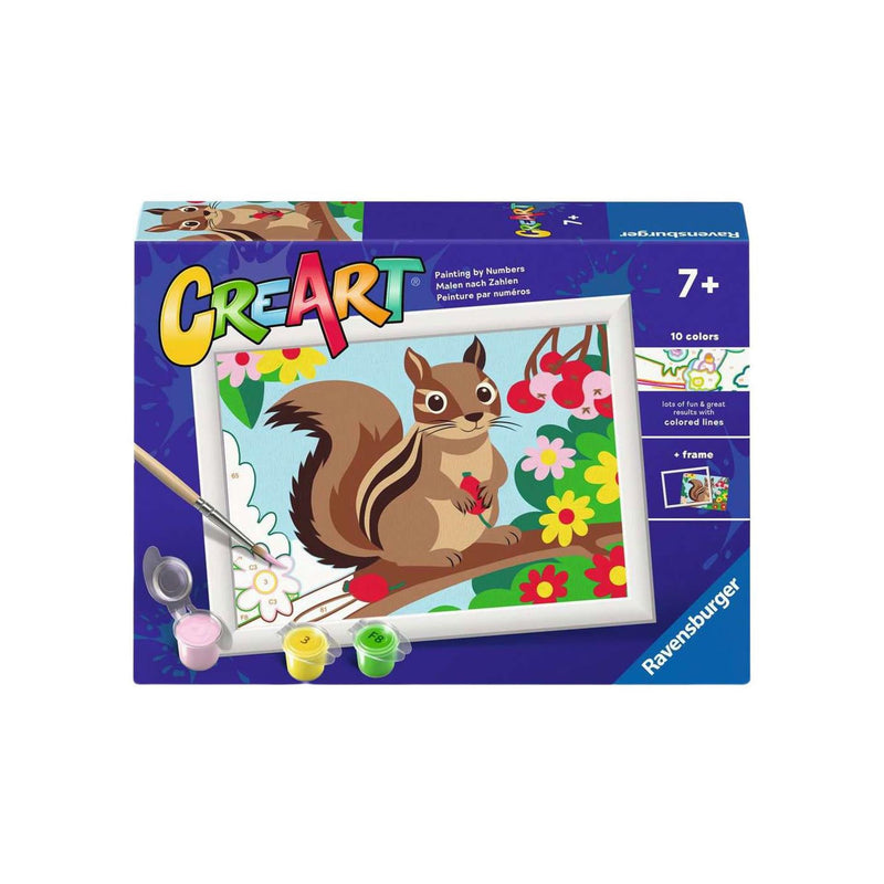 Load image into Gallery viewer, Ravensburger creart schilderen op nummer - eekhoorn