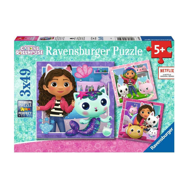 Load image into Gallery viewer, Ravensburger puzzel gabby 3x49pcs