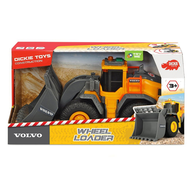 Load image into Gallery viewer, Dickie Volvo Shovel met Licht en Geluid - 23 cm