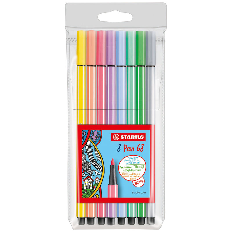 Load image into Gallery viewer, Stabilo pen 68 etui 8 stuks