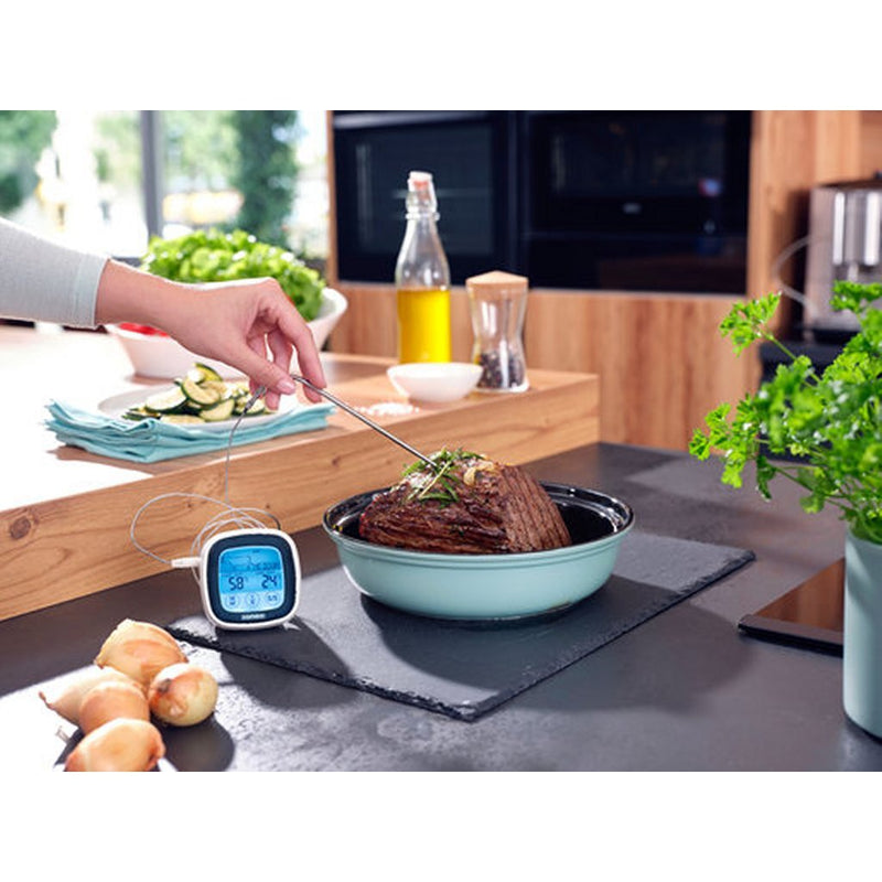 Load image into Gallery viewer, Leifheit 3223 digitale oven- en bbq thermometer wit grijs