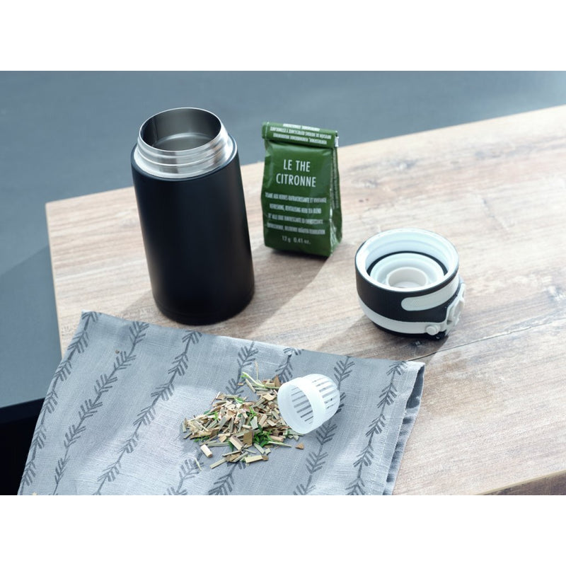 Load image into Gallery viewer, Leifheit 3243 flip isoleerbeker 350 ml zwart