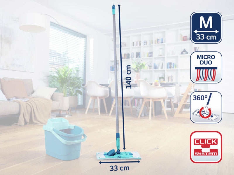 Load image into Gallery viewer, Leifheit powerclean vloerwisser 33cm