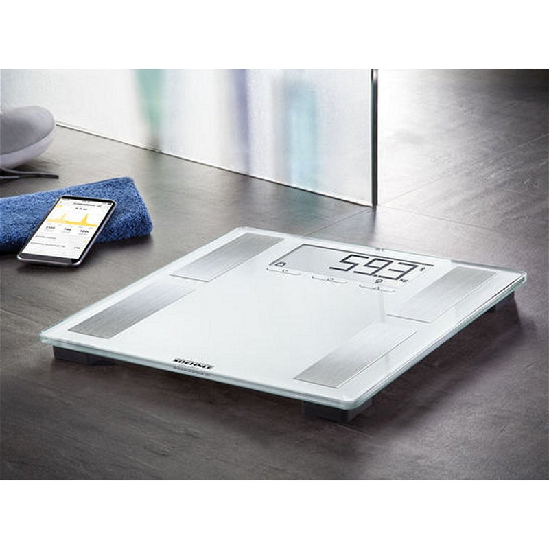 Load image into Gallery viewer, Soehnle 63872 shape sense connect 100 digitale personenweegschaal met bluetooth wit