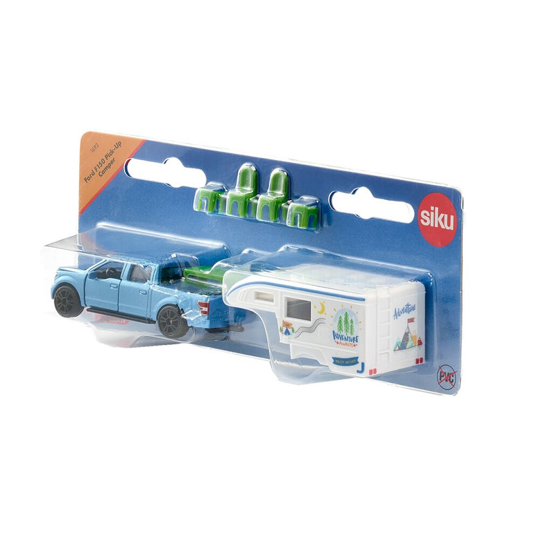 Load image into Gallery viewer, Siku 1693 ford f150 pick-up camper