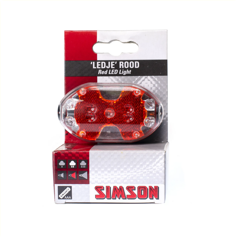 Cargue la imagen en el visor de la galería, Simson led achterlicht rood