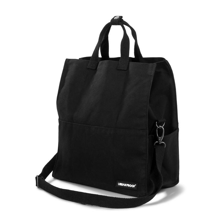 Load image into Gallery viewer, Urbanproof draagtas city tote recycled 22l zwart