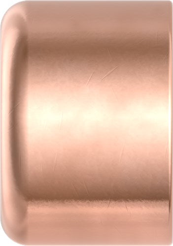 Chargez l'image dans la visionneuse de la galerie, Kirchhoff koperen eindkap, blank, 18 mm, 1 socket (5301) - 989203055
