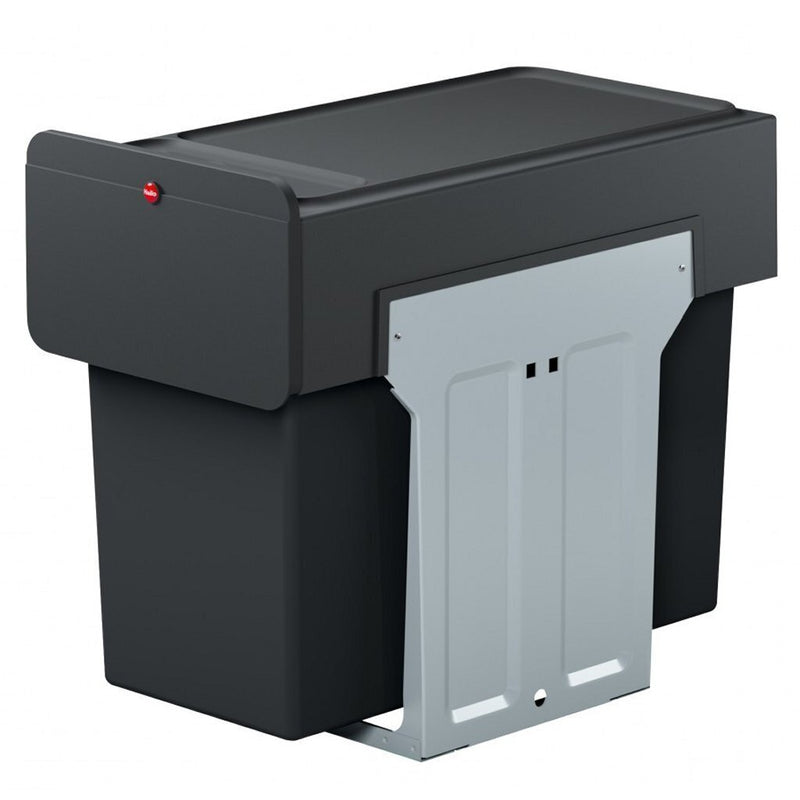 Load image into Gallery viewer, Hailo 0310-300 ecoline design trio l inbouwafvalemmer 3x10l zwart