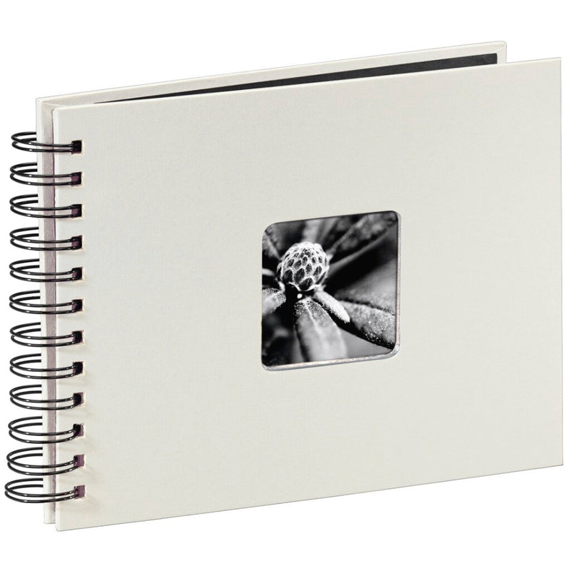 Load image into Gallery viewer, Hama spiraalalbum fine art 24 x 17cm 50 zwarte pagina's krijt