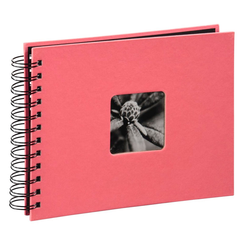 Load image into Gallery viewer, Hama spiraalalbum fine art 24 x 17 cm 50 zwarte pagina's flamingo