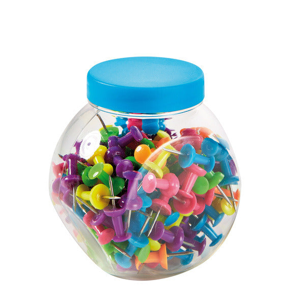 Load image into Gallery viewer, Van der doelen alco al-6600-26 pushpin 150 st in schroefdop-box neon-kleur
