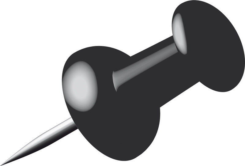 Load image into Gallery viewer, Alco al-662-11 pushpins doosje a 40 stuks zwart