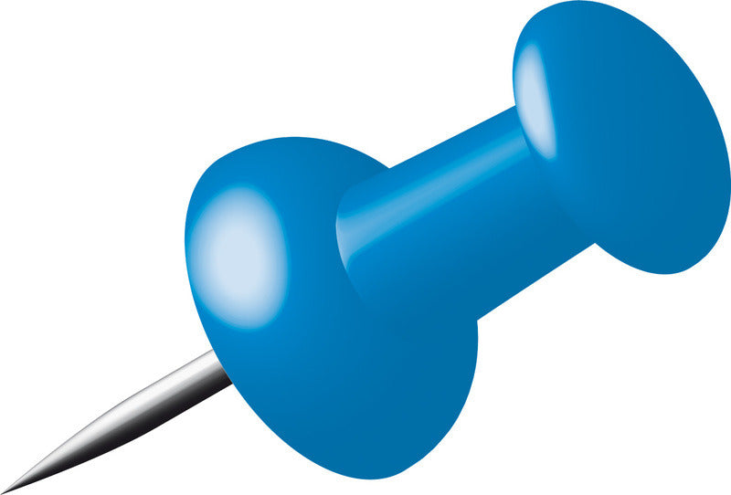 Load image into Gallery viewer, Alco al-662-15 pushpins doosje a 40 stuks donkerblauw